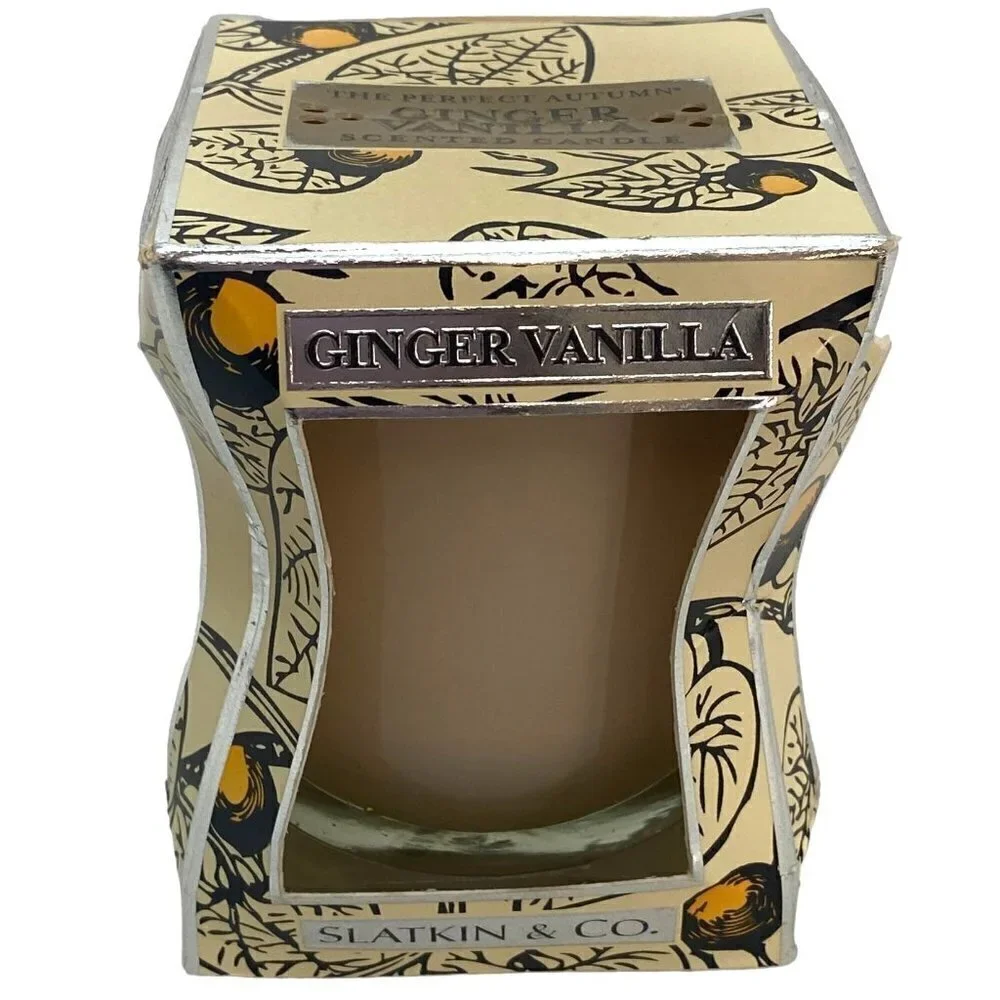 SLATKIN & CO. CANDLE Rare Ginger Vanilla Scent Perfect Autumn Bath & Body Works